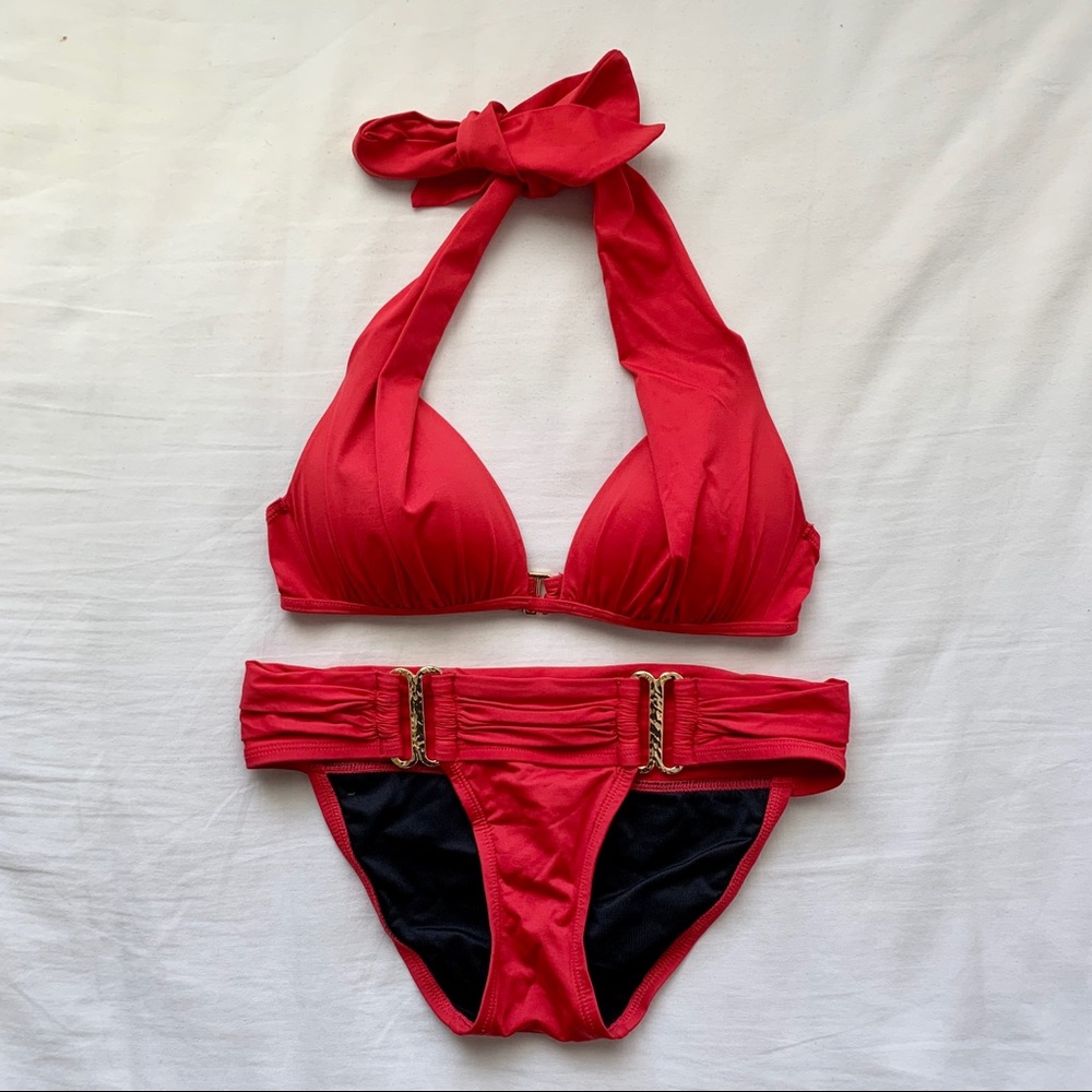 Victoria’s Secret Bikini - Red & Gold